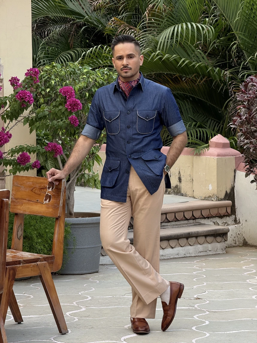 Denim Hunting Shirt Desk 1