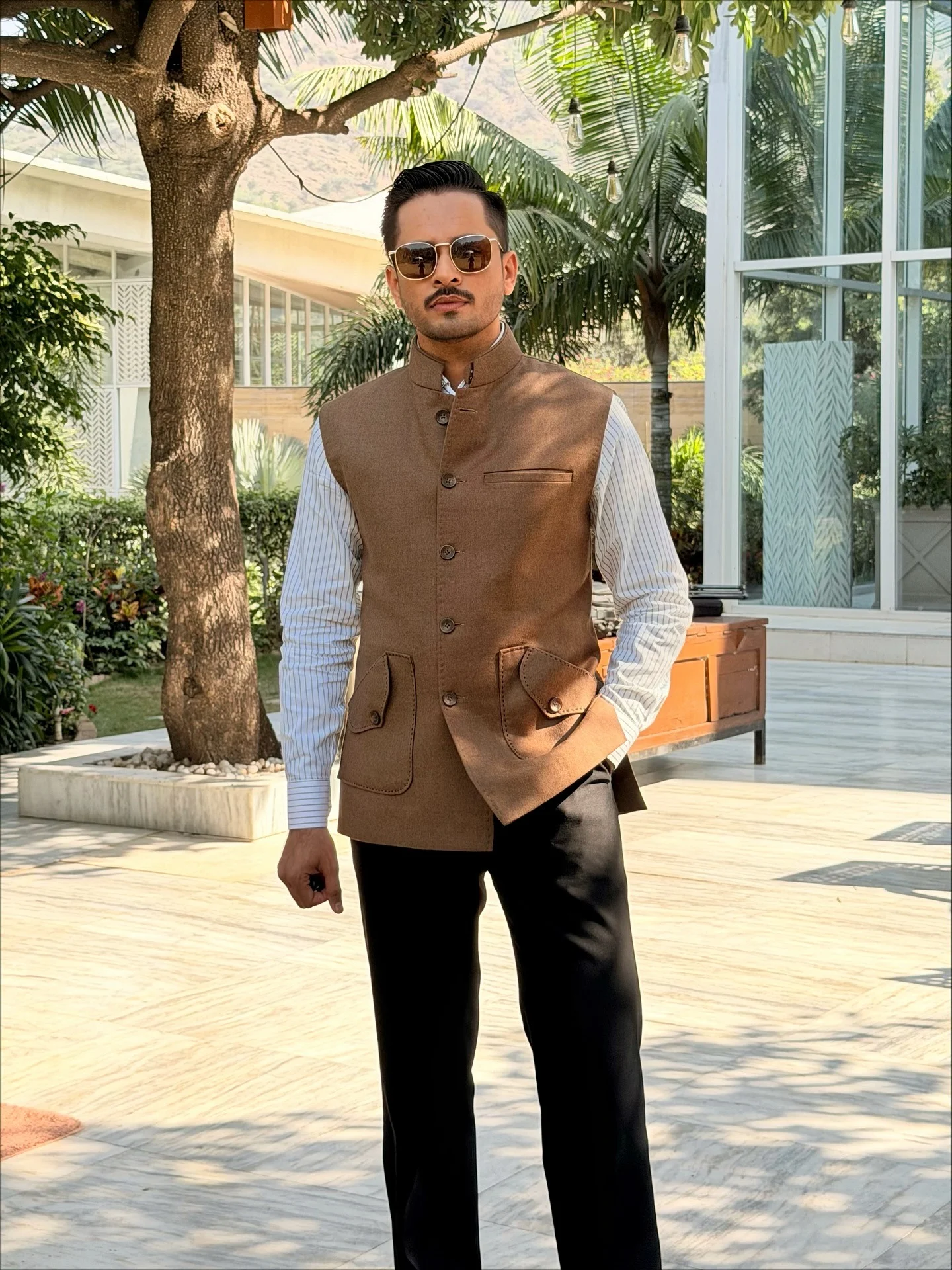 Classic Tan Suit