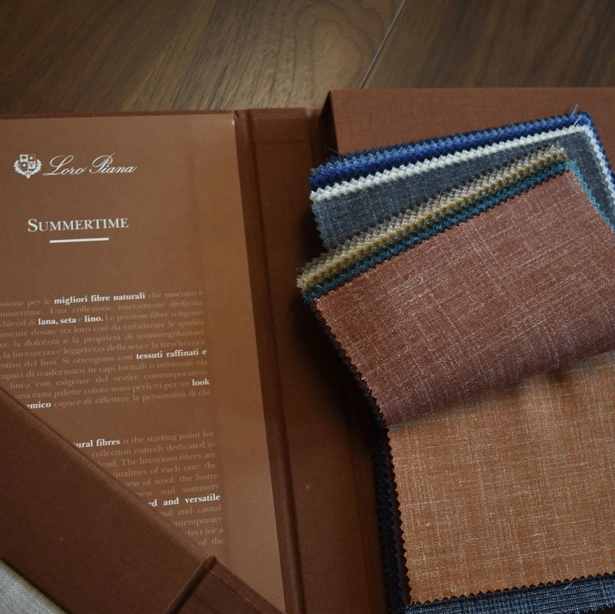 Linen Wool Silk Blend