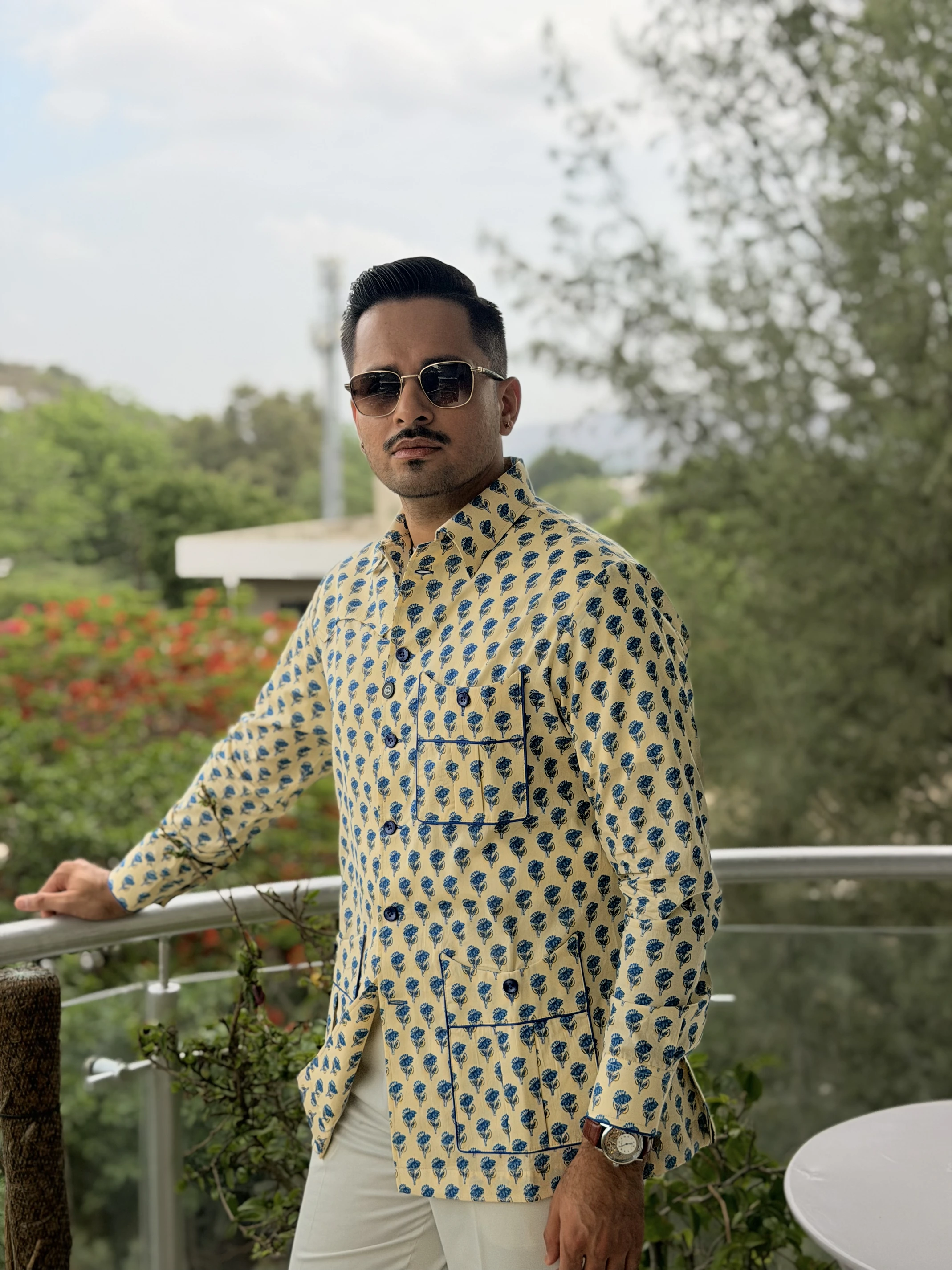 Organic Printed Bushcoat